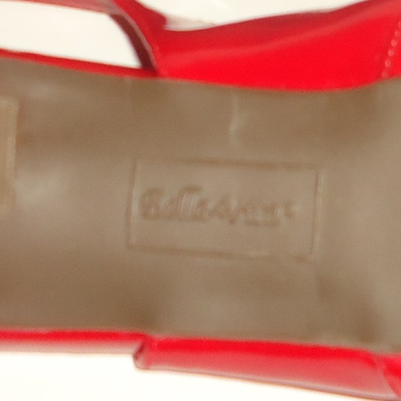 Bella-Vita Women's Varnishing Red Sandals Heel Size-8.5 - Picture 12 of 12